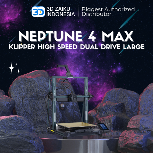 ELEGOO Neptune 4 MAX Klipper High Speed Dual Drive Large 3D Printer